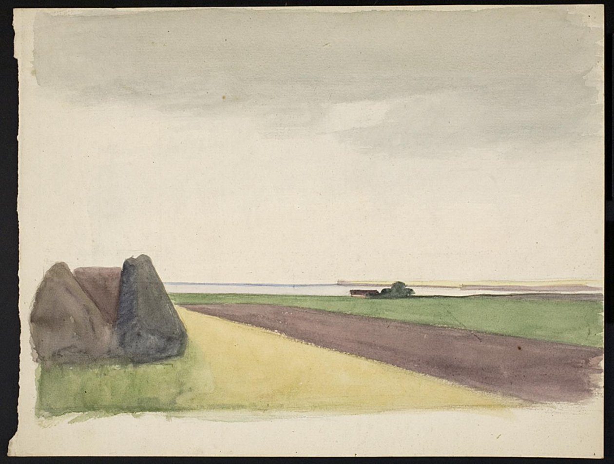Landscape by Agnes Slott Møller