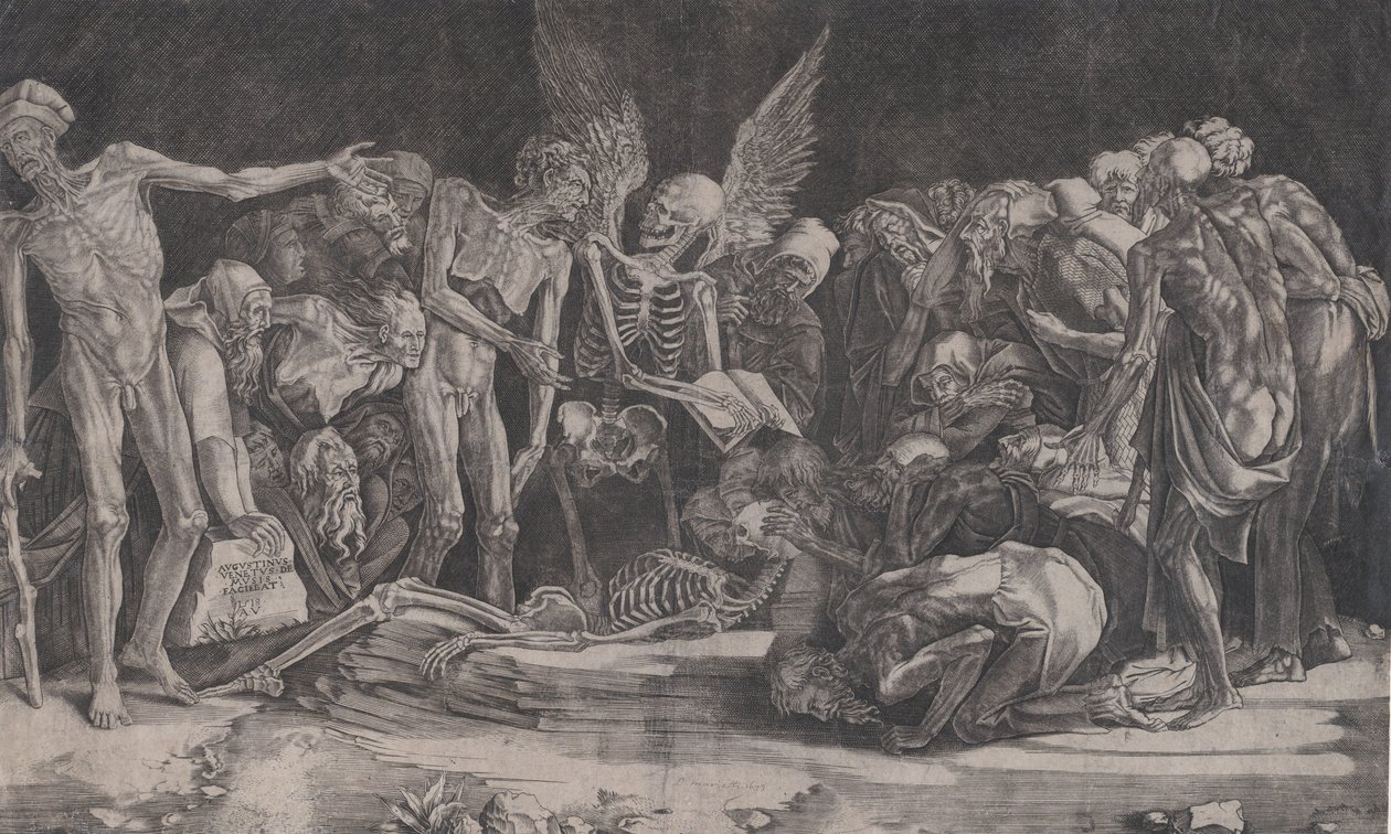 Skeletons by Agostino Veneziano