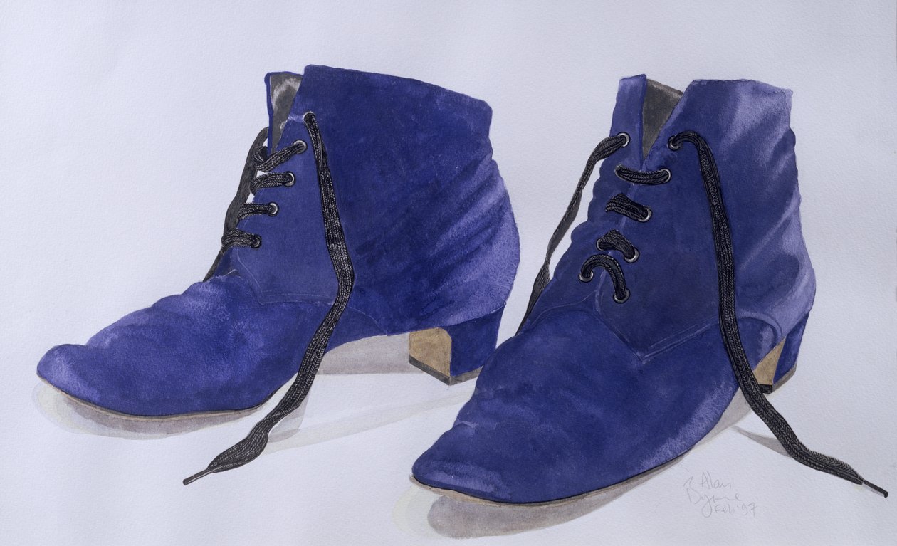 Blue Shoes, 1997 by Alan Byrne