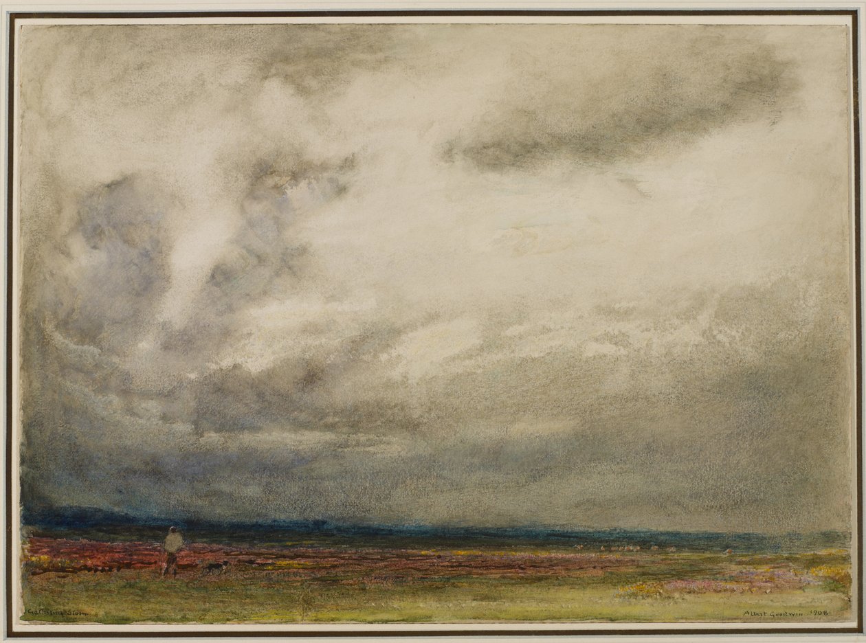 A Gathering Storm by Albert Goodwin