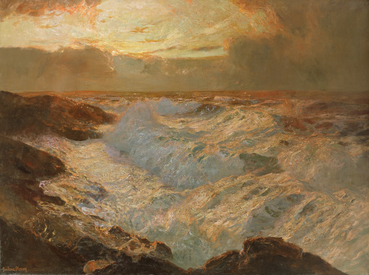 Seascape by Albert Julius Olsson
