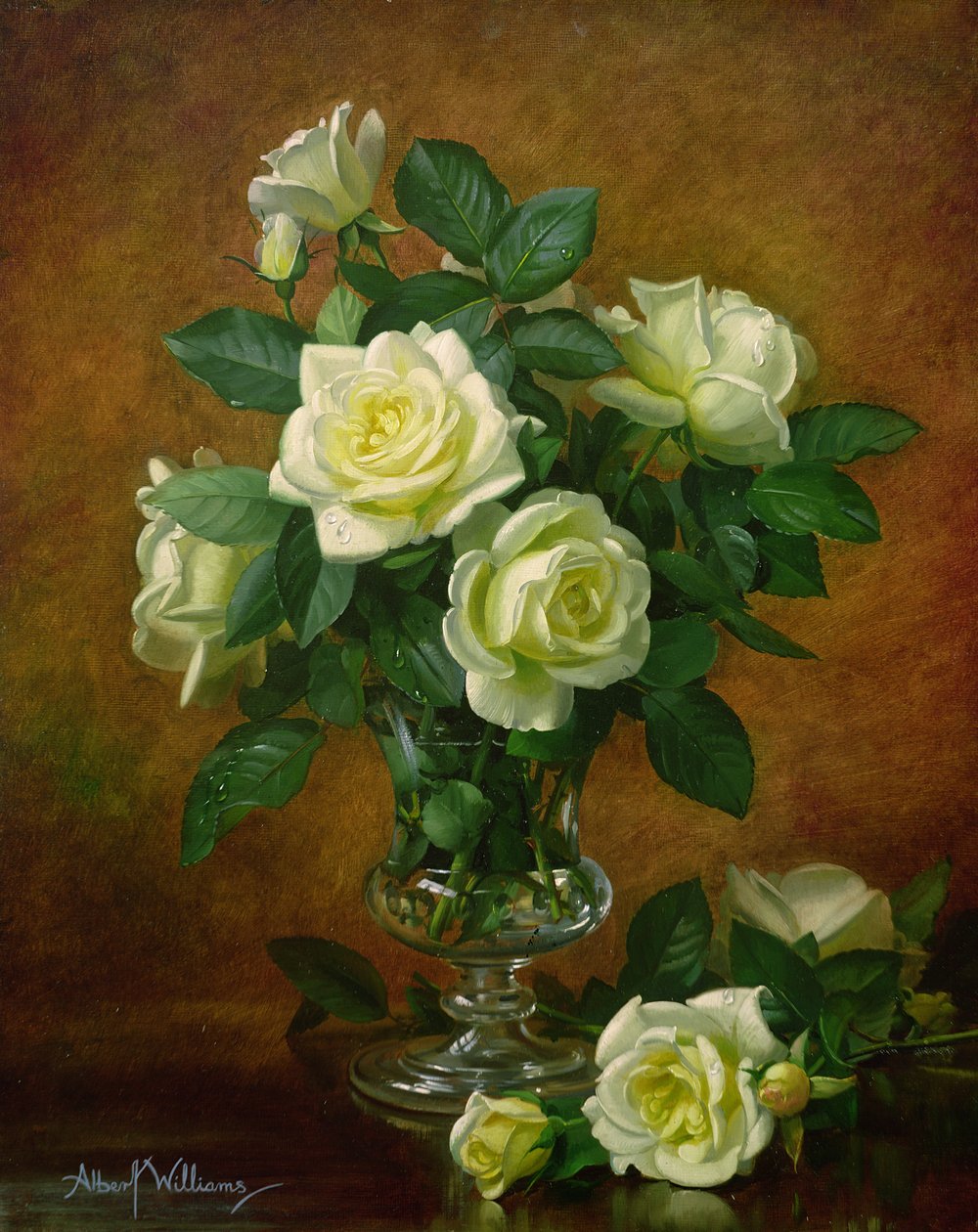 Yellow Roses by Albert Williams