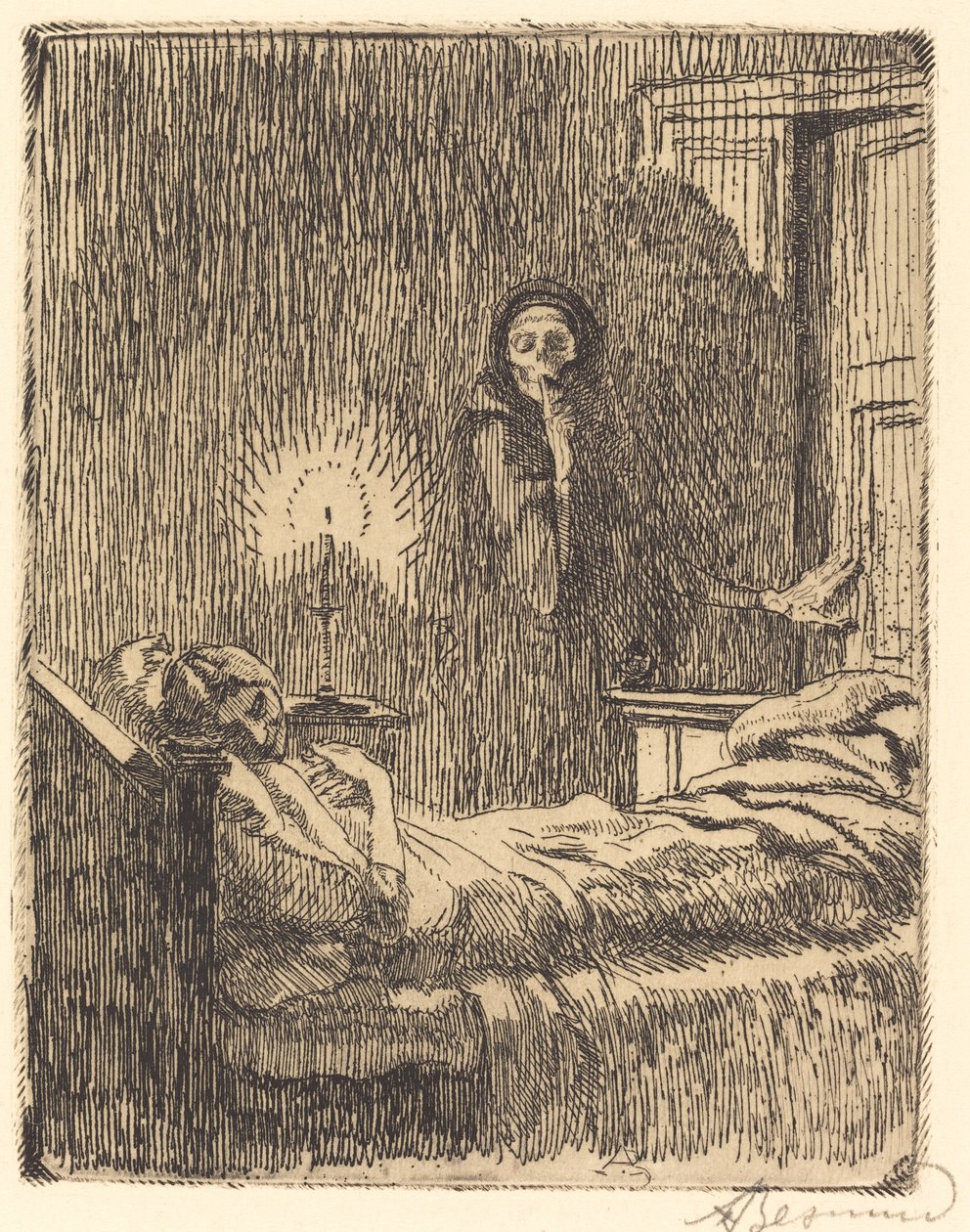 Discreet by Albert Besnard