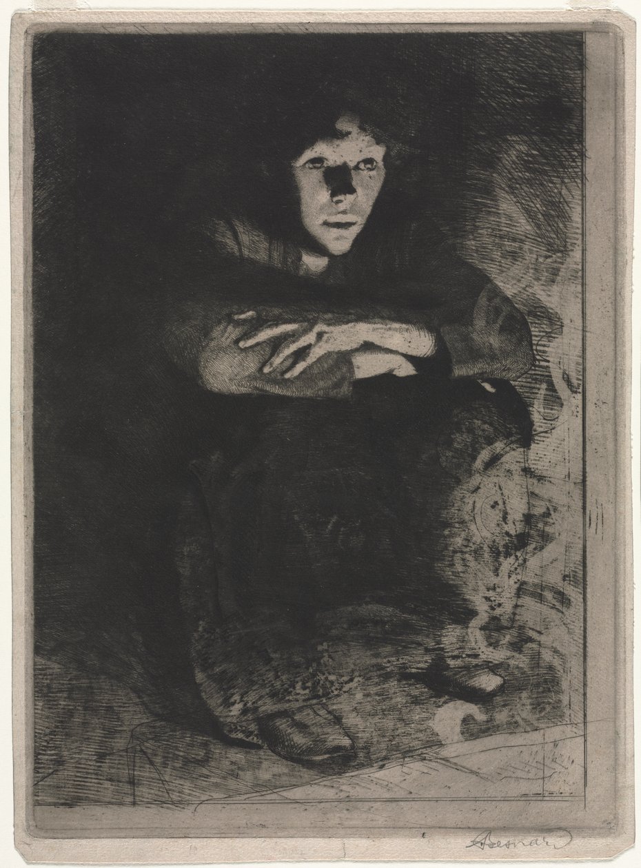 In the Ashes by Albert Besnard
