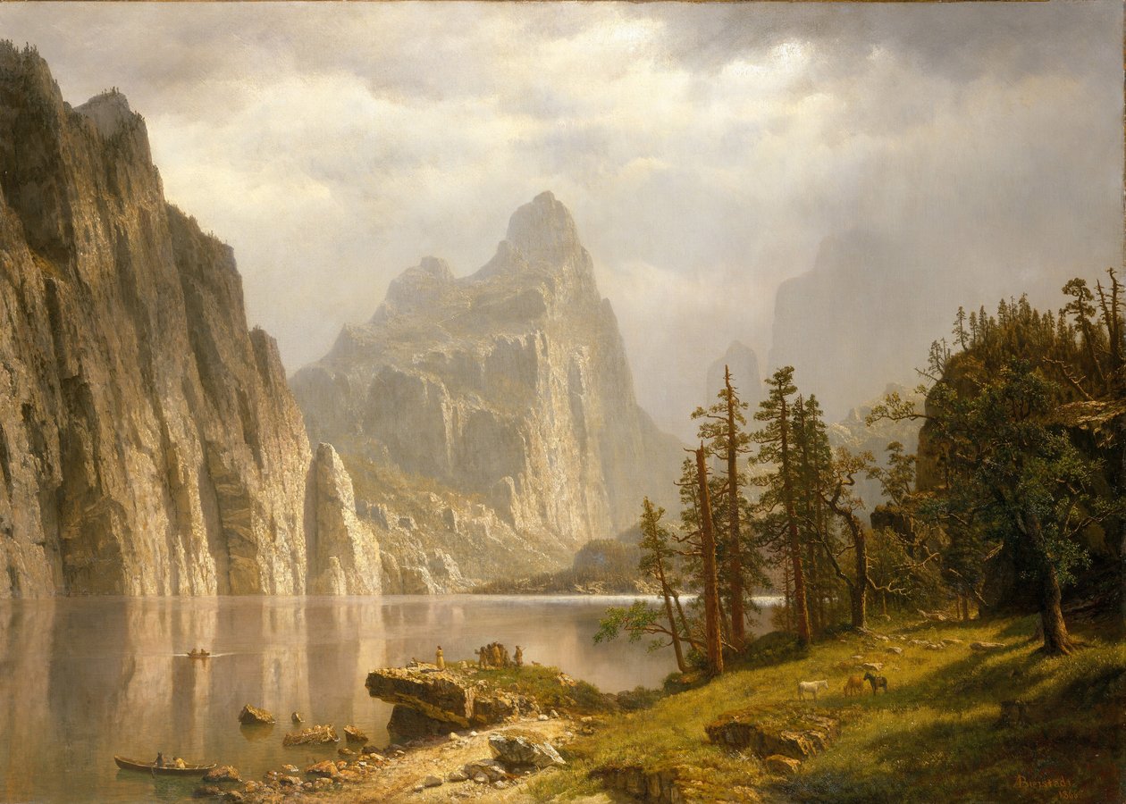 Merced River, Yosemite Valley by Albert Bierstadt