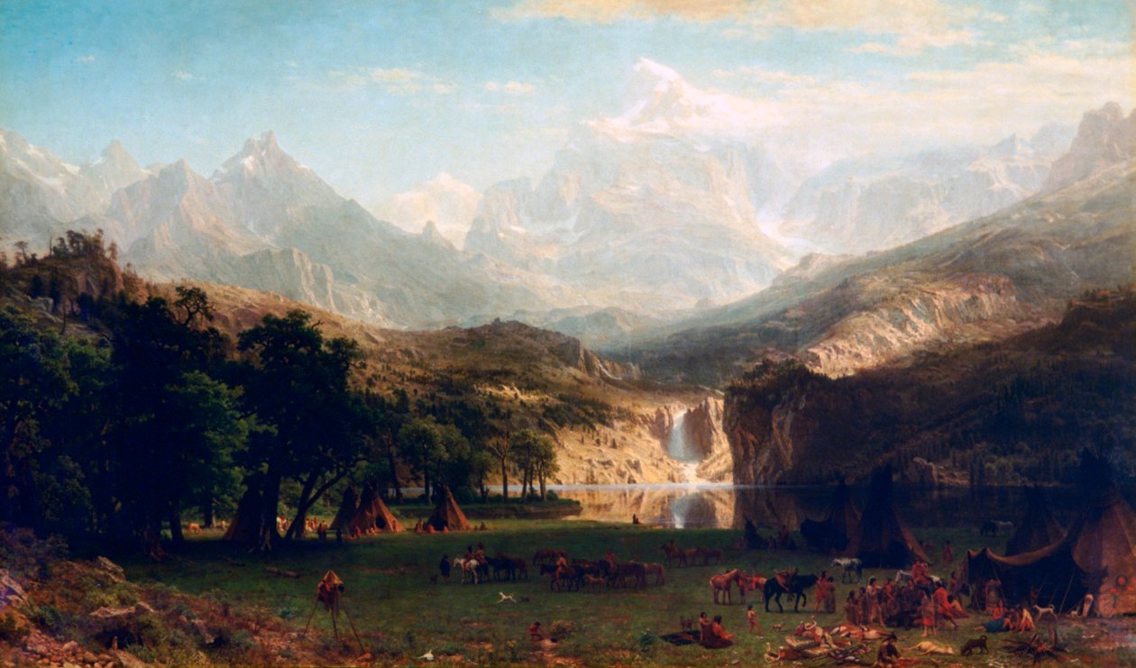The Rocky Mountains, Landers Peak, 1863 by Albert Bierstadt