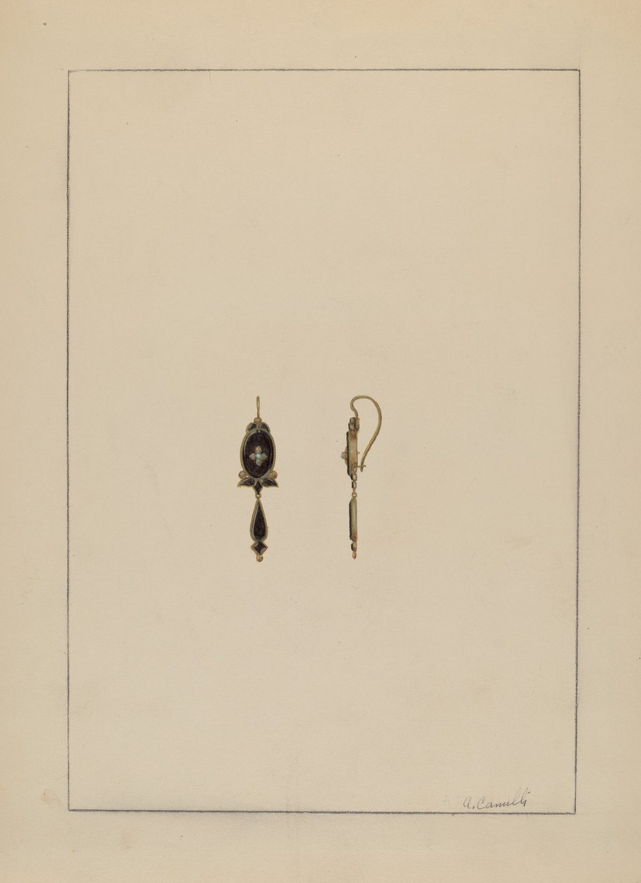Earrings by Albert Camilli