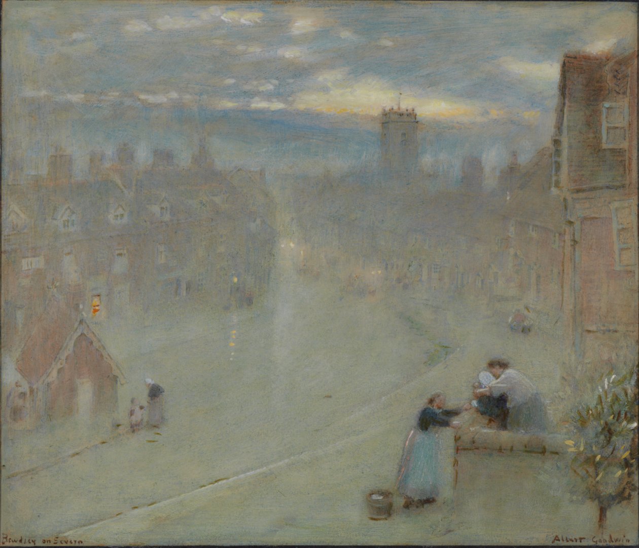 Bewdley on Severn by Albert Goodwin