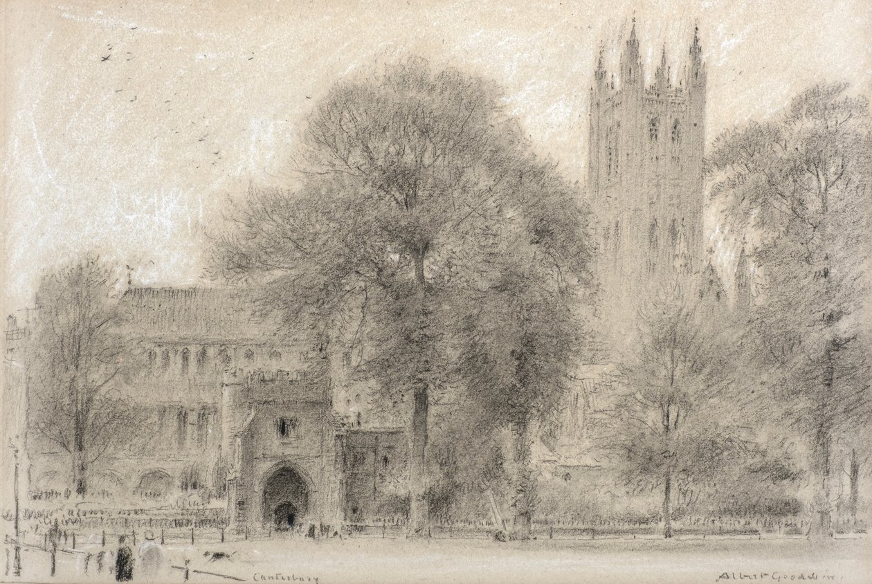 Canterbury by Albert Goodwin