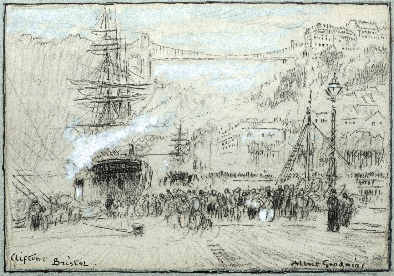 Clifton, Bristol by Albert Goodwin