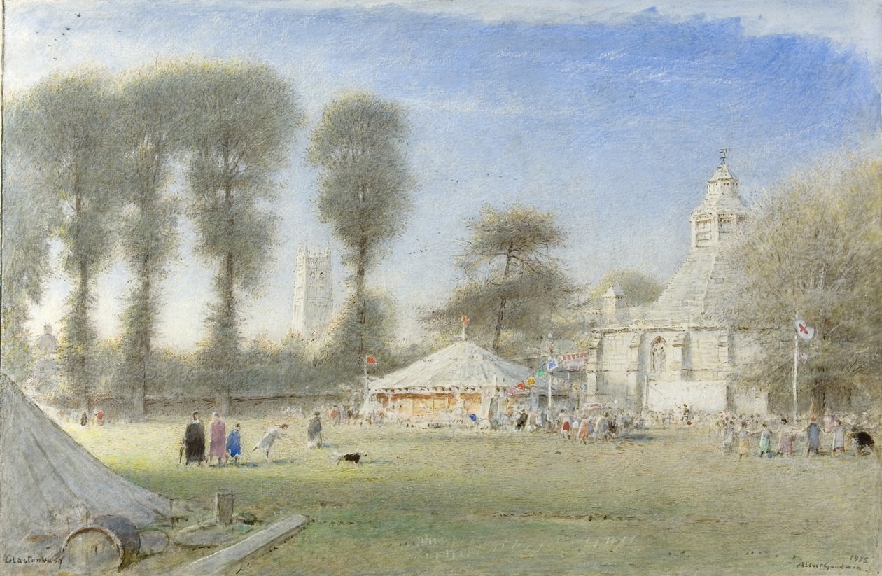 Glastonbury by Albert Goodwin