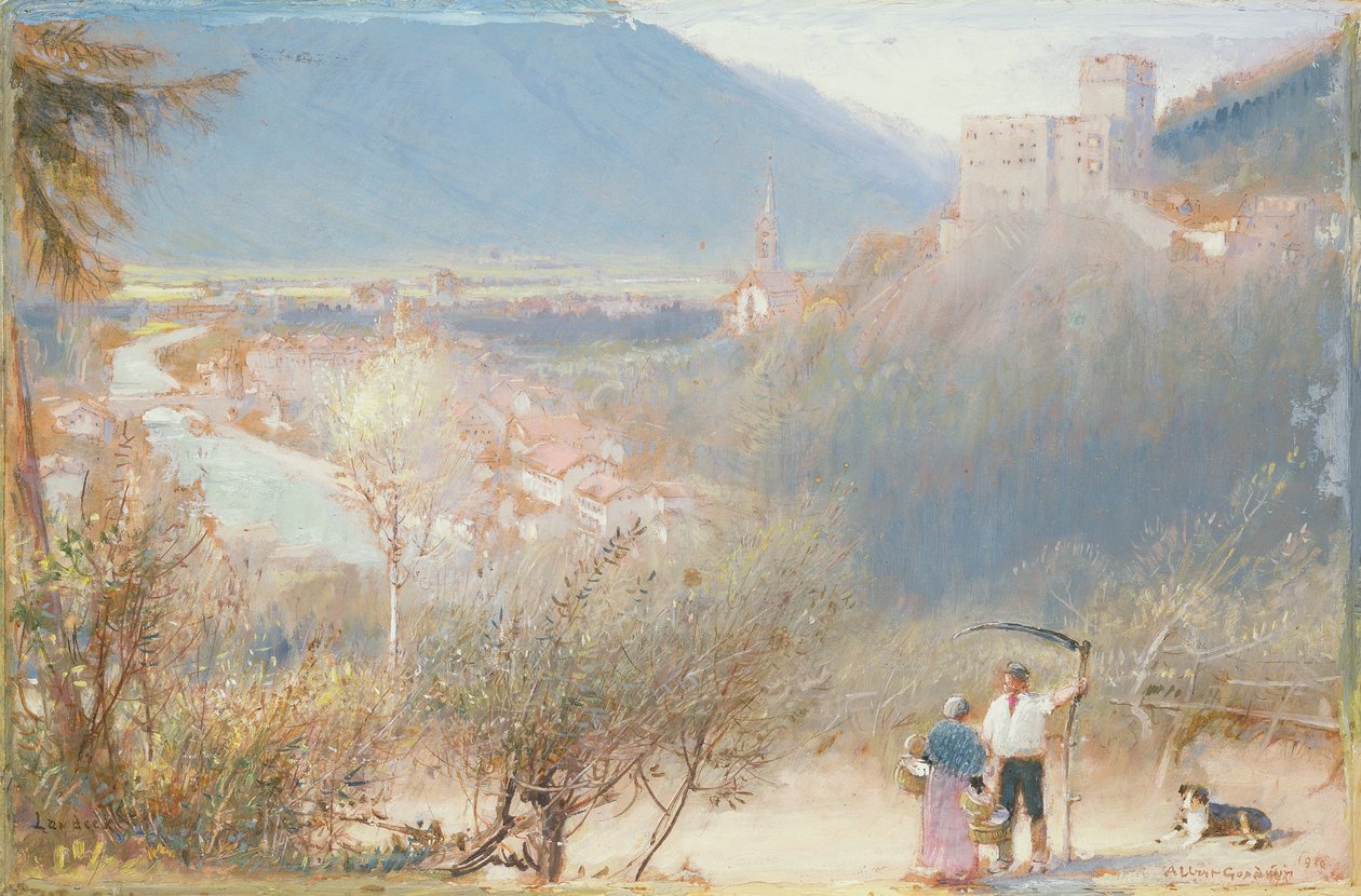 Lardeck, 1910 by Albert Goodwin