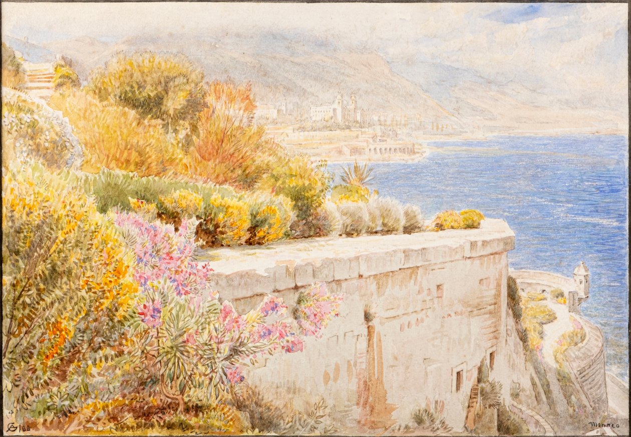 Monaco by Albert Goodwin