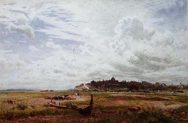 Rye, Sussex by Albert Goodwin