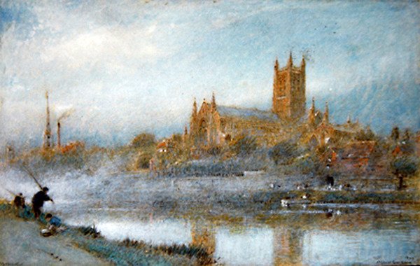 Worcester by Albert Goodwin