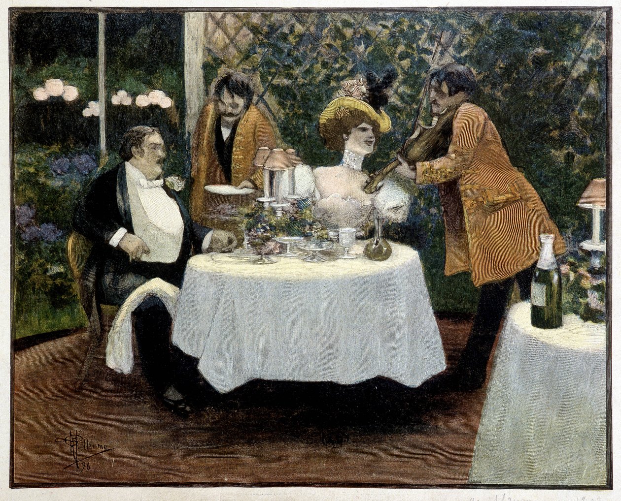 Restaurant by Albert Guillaume