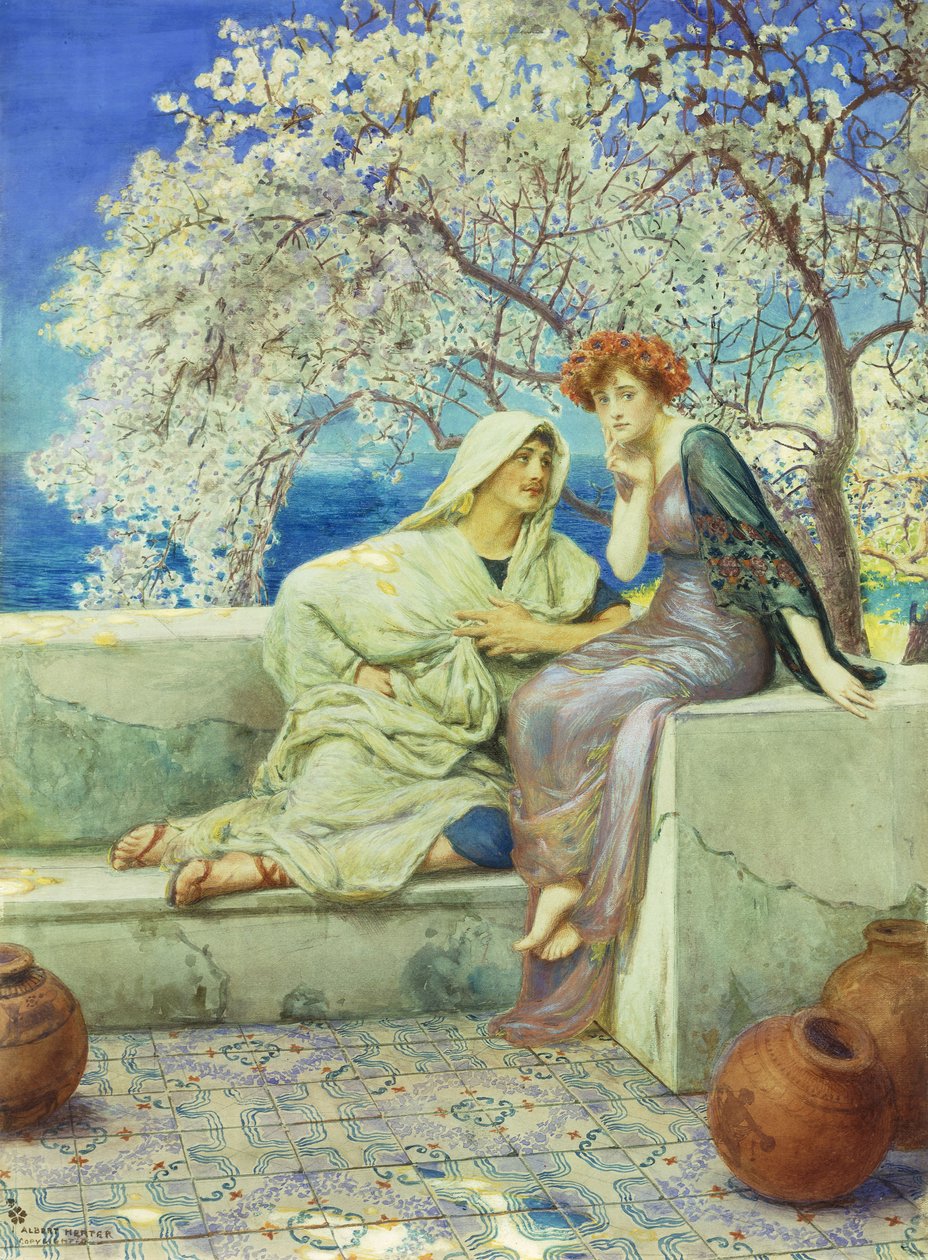 The Courtship by Albert Herter