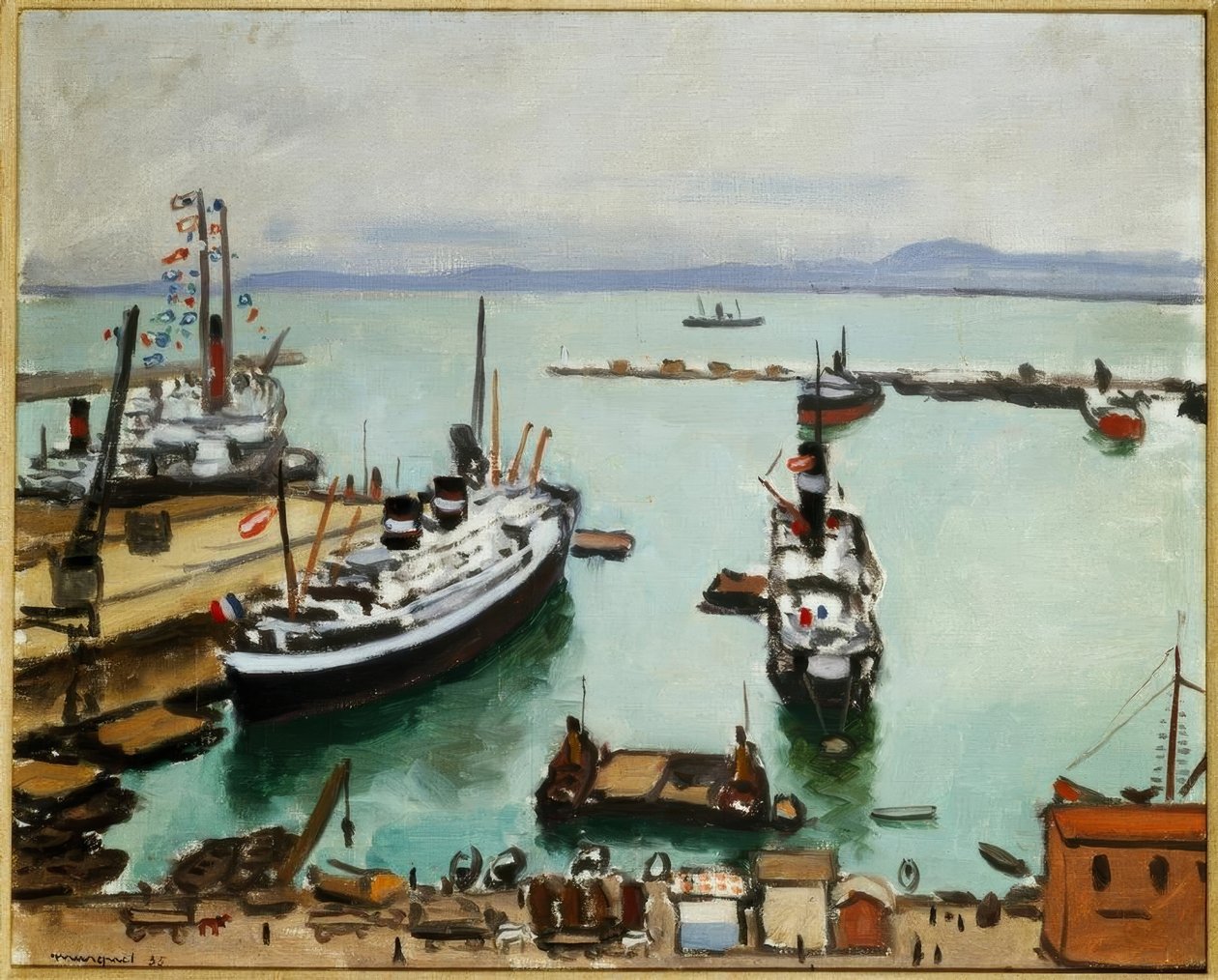 The Port of Algiers by Albert Marquet
