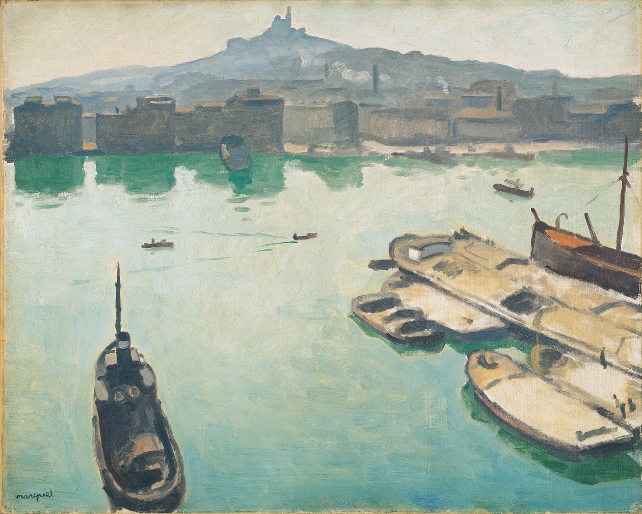 Port of Marseilles by Albert Marquet