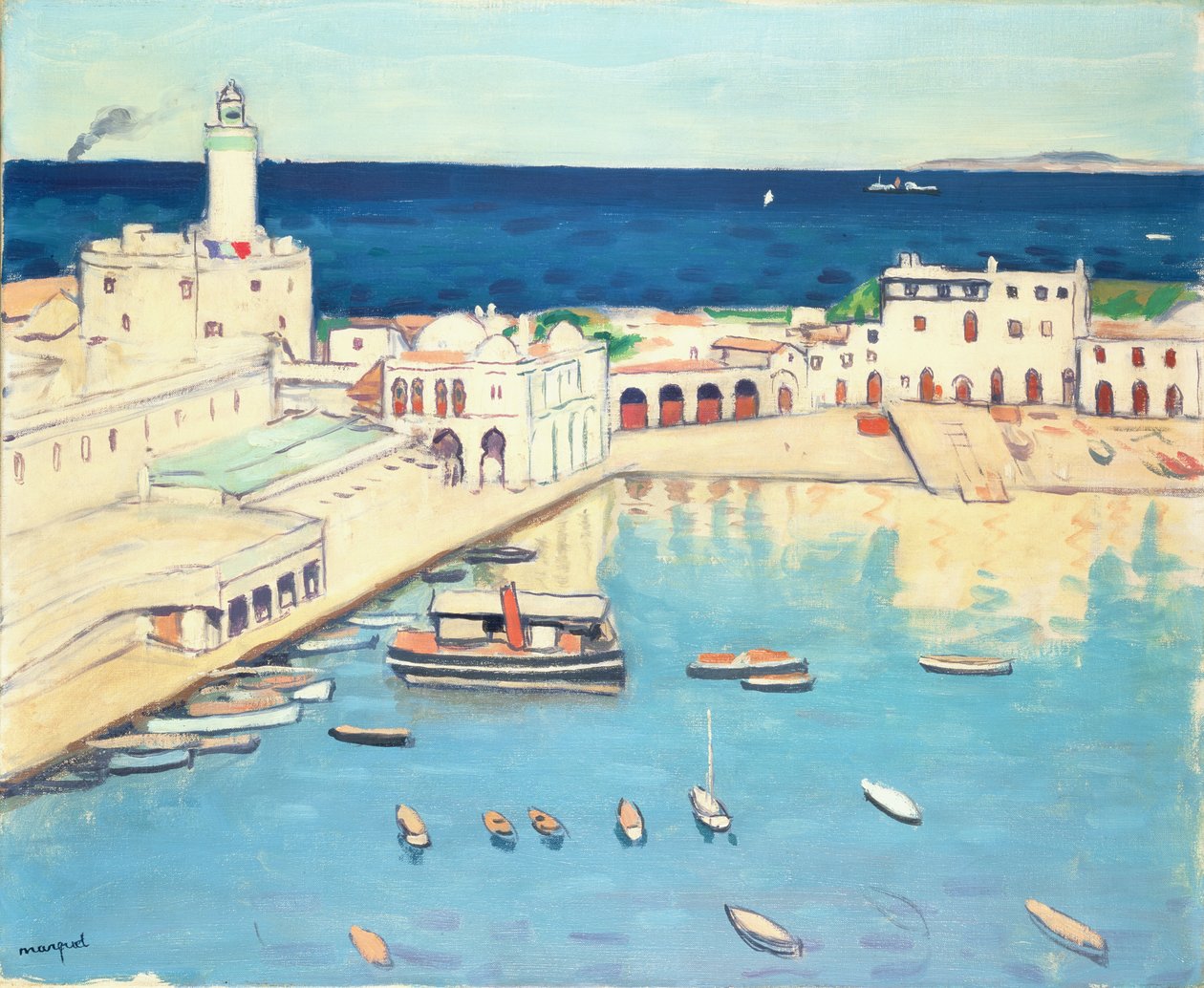 The Admiralty in Algiers by Albert Marquet