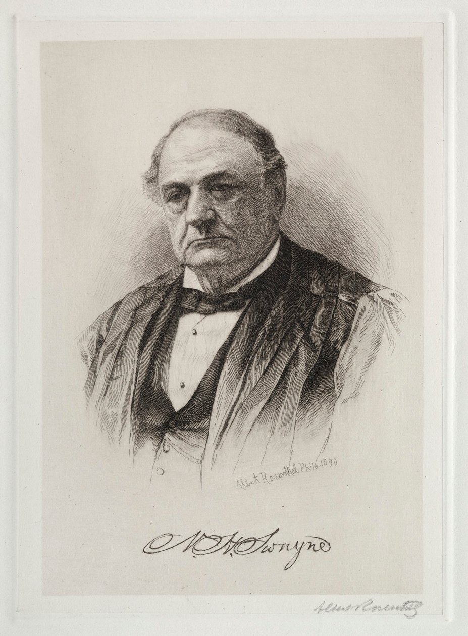 W. H. Swayne, 1890 by Albert Rosenthal