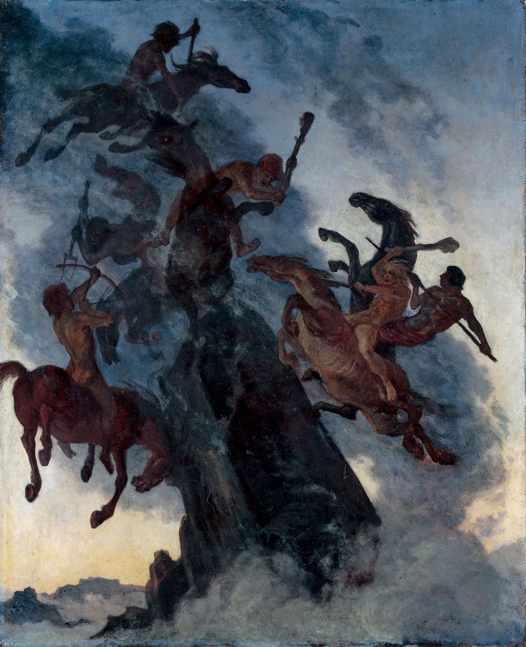 Fog Riders by Albert Welti