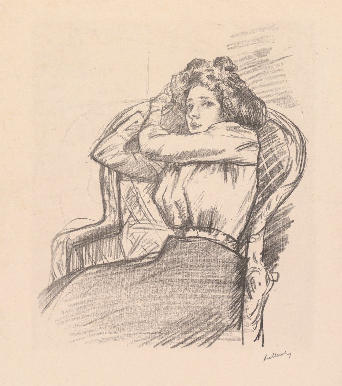 Untitled ("Babette") by Albert de Belleroche