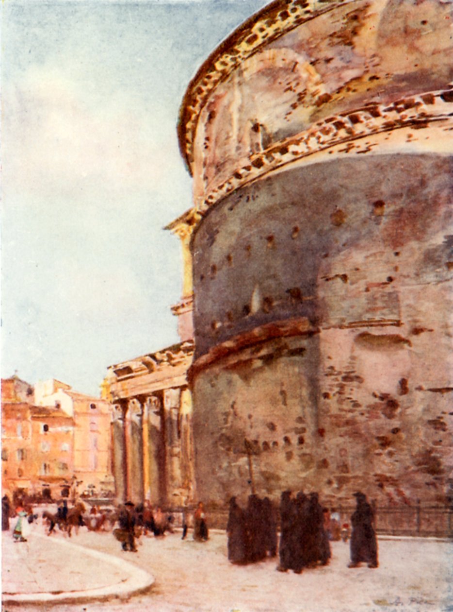 Pantheon, a Flank View by Alberto Pisa