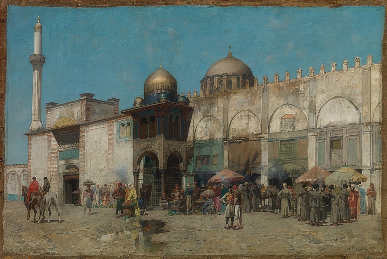 A Mosque by Alberto Pasini