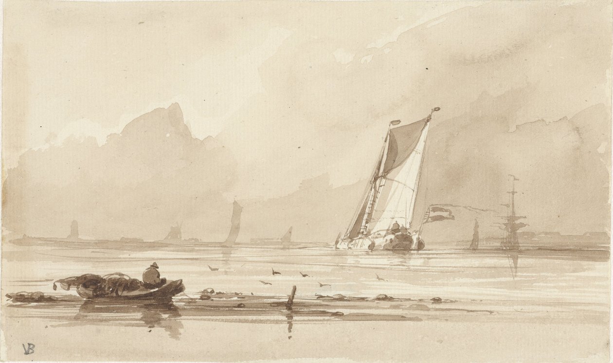 Seascape by Albertus van Beest