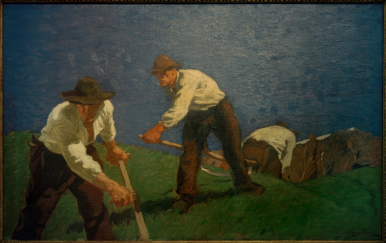 Mountain Mower by Albin Egger Lienz