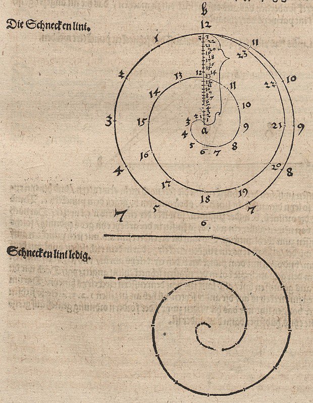 Archimedean Spiral by Albrecht Dürer