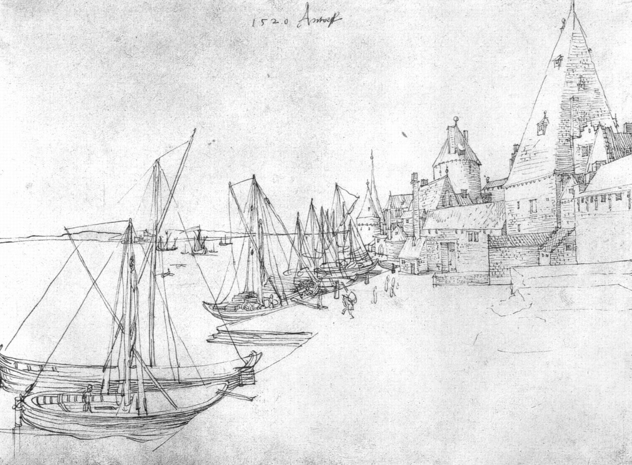 The Port of Antwerp by Albrecht Dürer