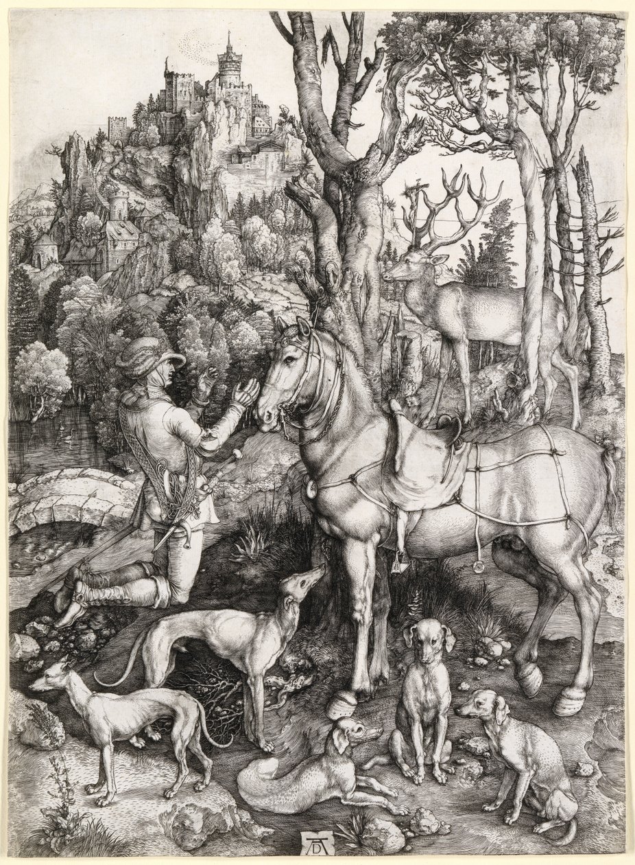 Saint Eustace by Albrecht Dürer