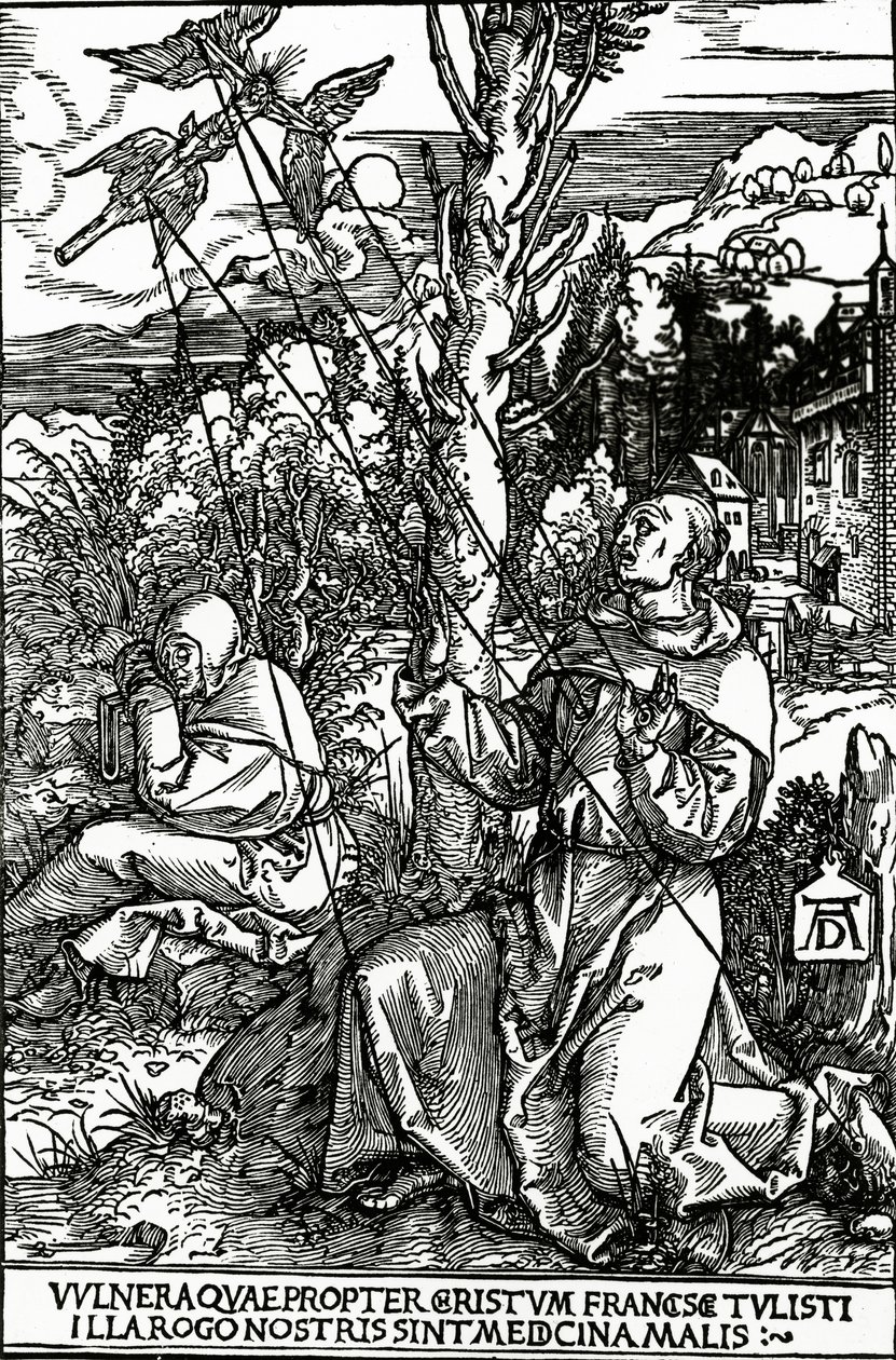 St. Francis Receiving the Stigmata by Albrecht Dürer