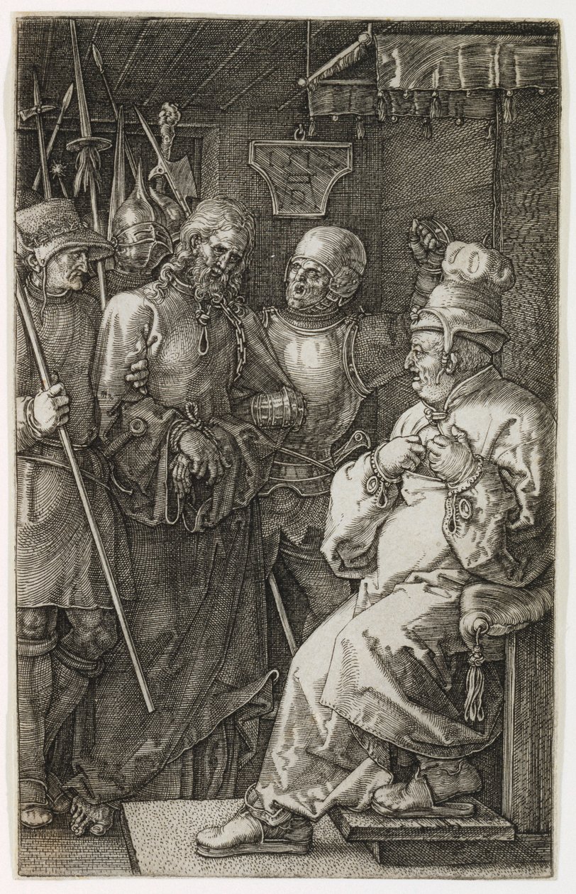 Christ Before Caiaphas by Albrecht Dürer