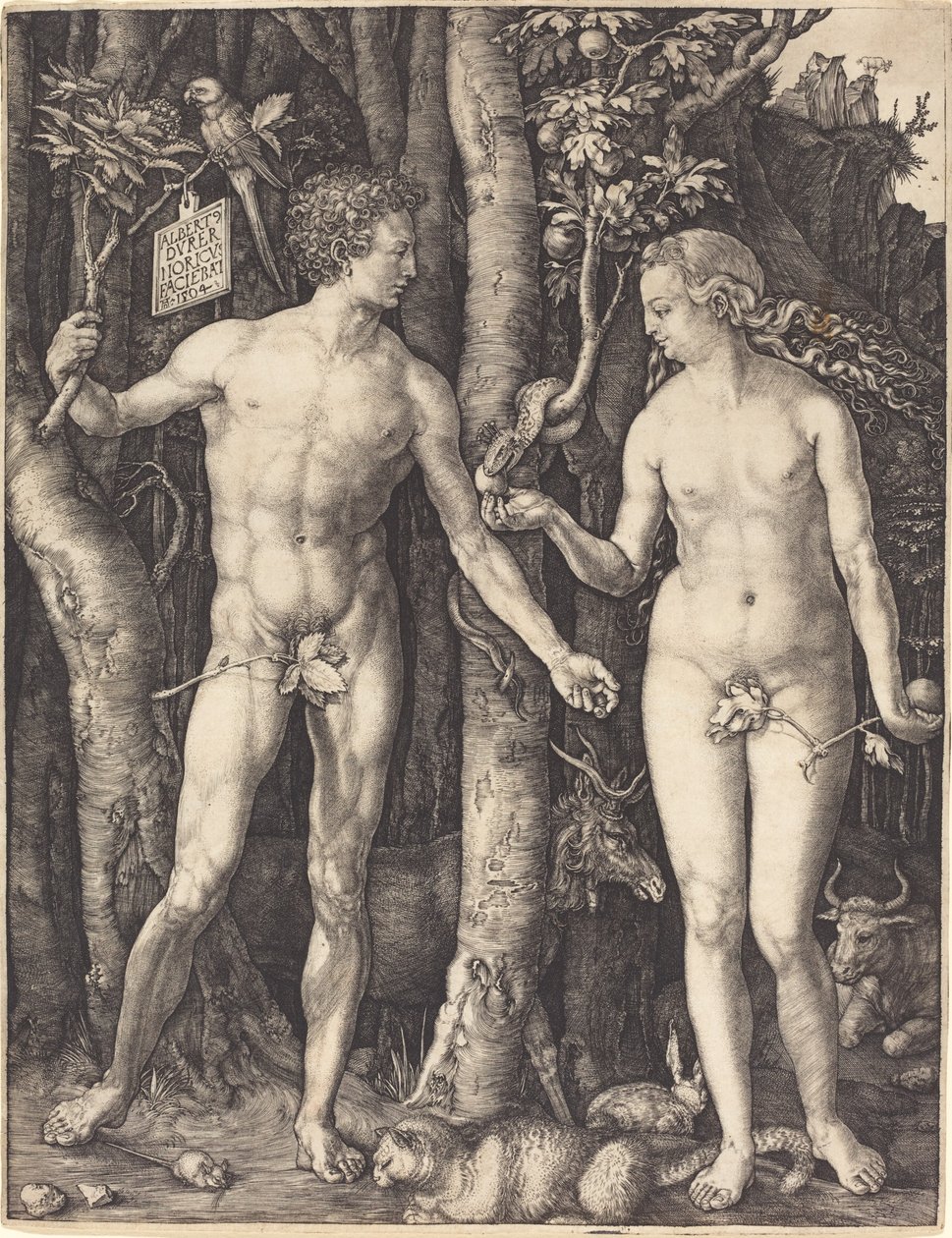 Adam and Eve by Albrecht Dürer