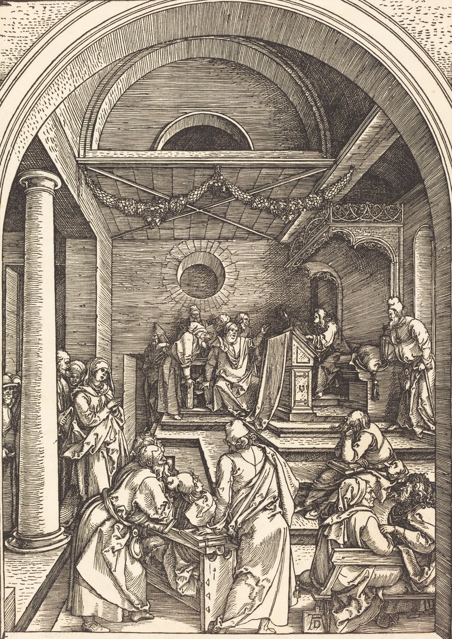 Christ among the Doctors by Albrecht Dürer