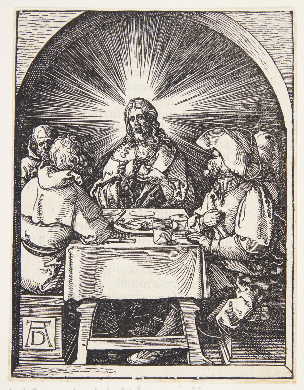 Christ at Emmaus by Albrecht Dürer