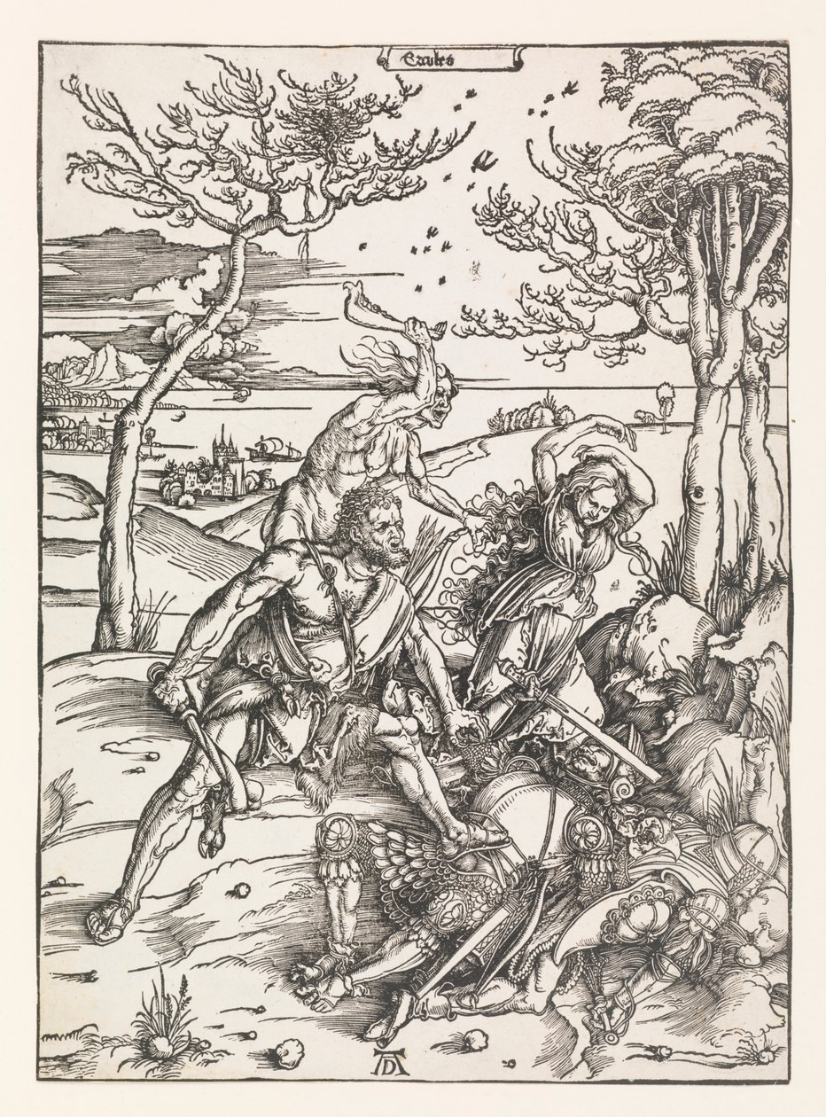 Hercules Conquering the Molionide Twins by Albrecht Dürer