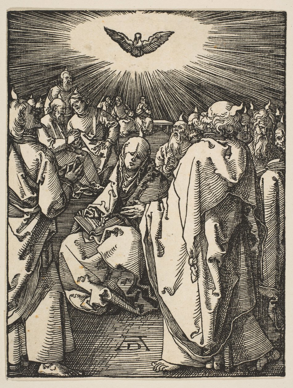 Pentecost, from The Small Passion by Albrecht Dürer