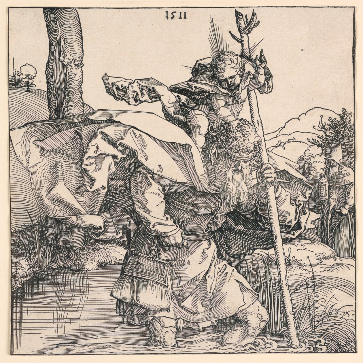 Saint Christopher by Albrecht Dürer