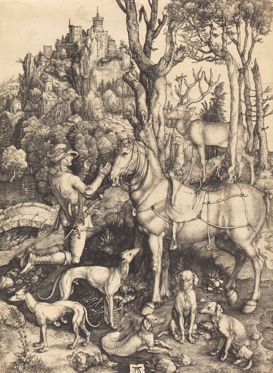 Saint Eustace by Albrecht Dürer