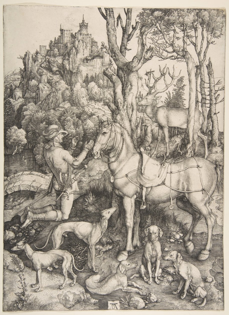 Saint Eustace by Albrecht Dürer