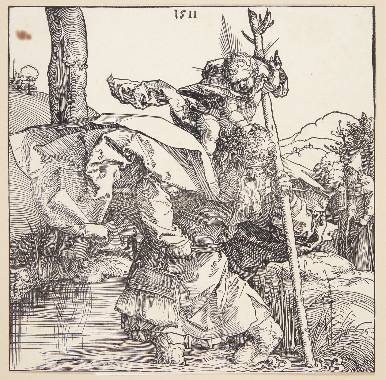 Saint Christopher by Albrecht Dürer
