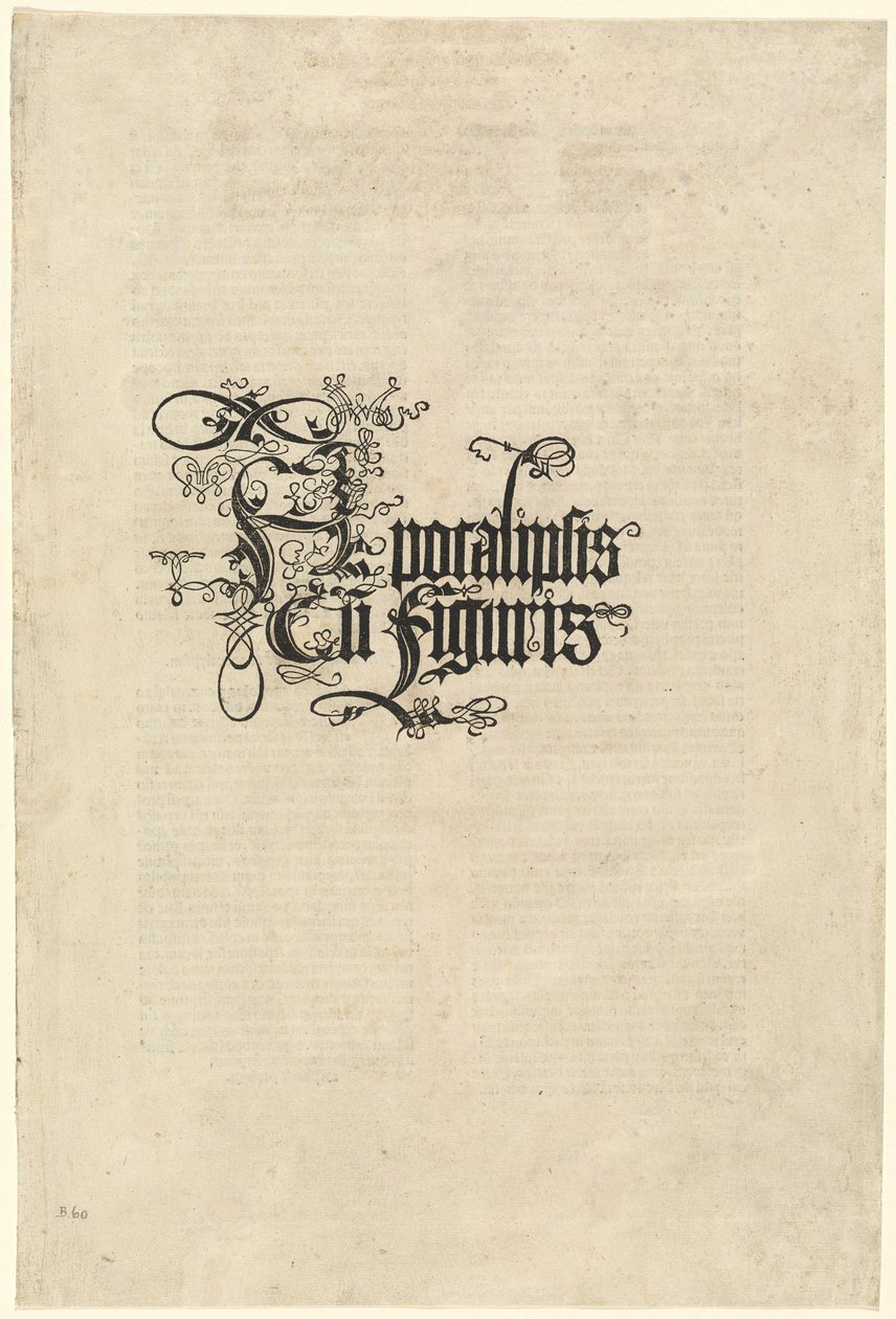 Title Page, 1498 by Albrecht Dürer