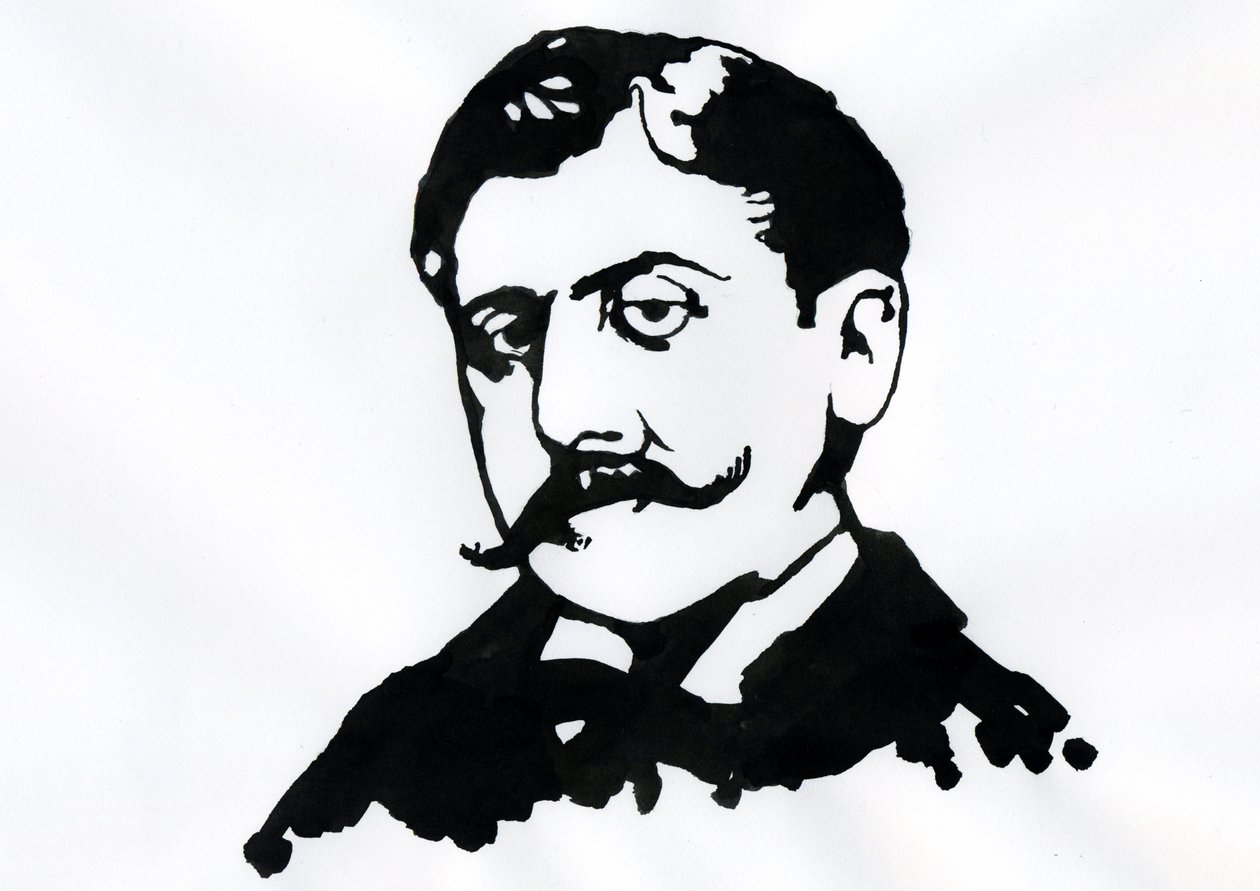 Marcel Proust by Alessandro Lonati
