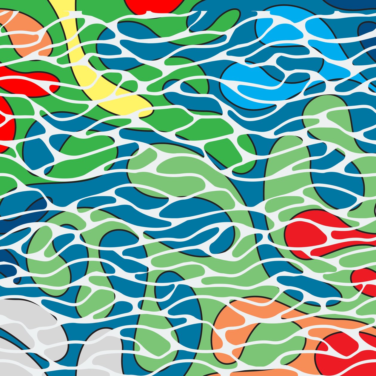 Pool Bottom, 2017 by Alex Caminker