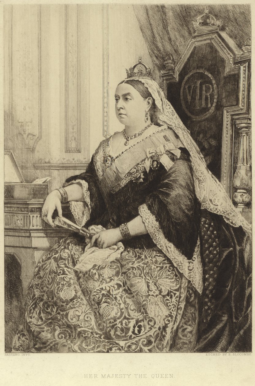 Portrait of Queen Victoria by Alexander Bassano