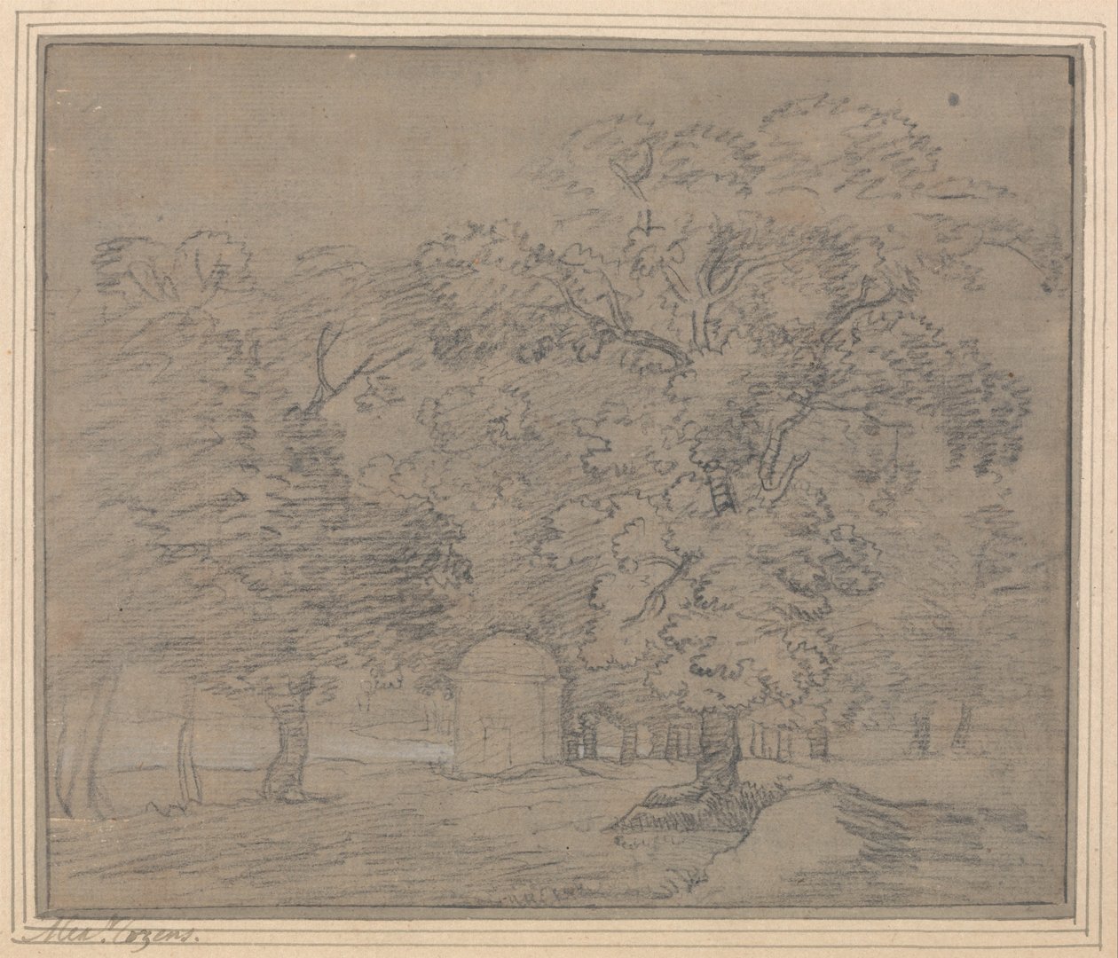Hyde Park by Alexander Cozens